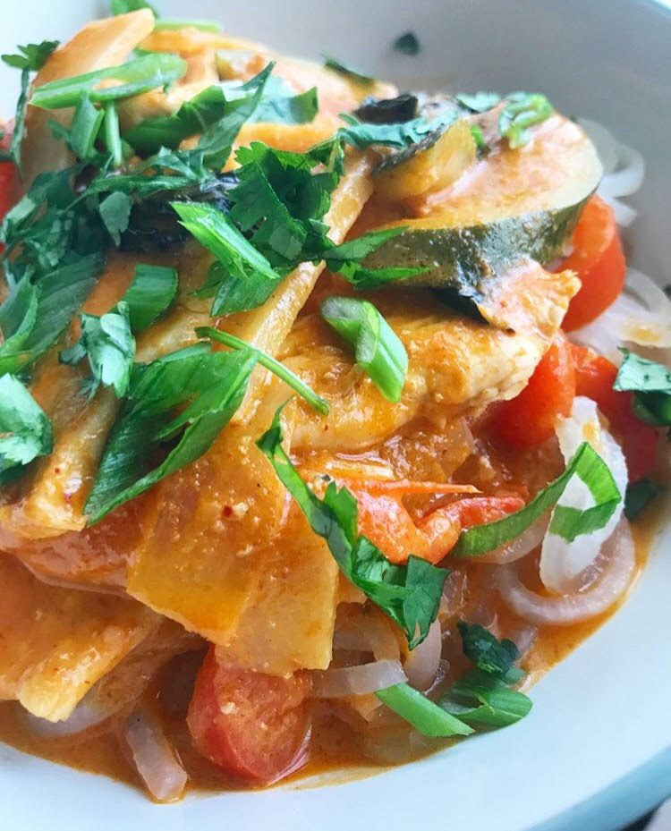 Thai Red Curry Noodles