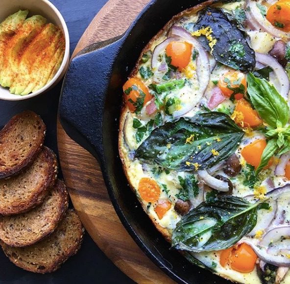 Veggie, Garlic & Herb Frittata