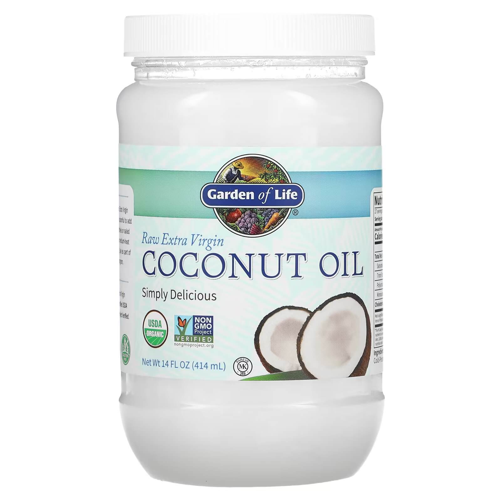 Garden of Life Organic Extra Virgin Coconut Oil 414ml