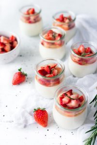 Flavorful Coconut Panna Cotta Recipe With Fresh Berries