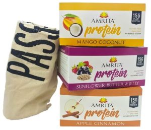 AMRITA Farmer's Market Variety Bundle (36 bars) Vegan Protein Bars Peanut Free, Soy Free, Gluten Free