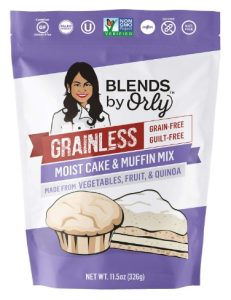 Grainless Grain Free Cake and Muffin Mix - Baking Mix for Grain-Less Cup Cakes, Grain Free Muffins Gluten Free, Soy Free, Corn Free, Nut Free, Vegan, Paleo Friendly