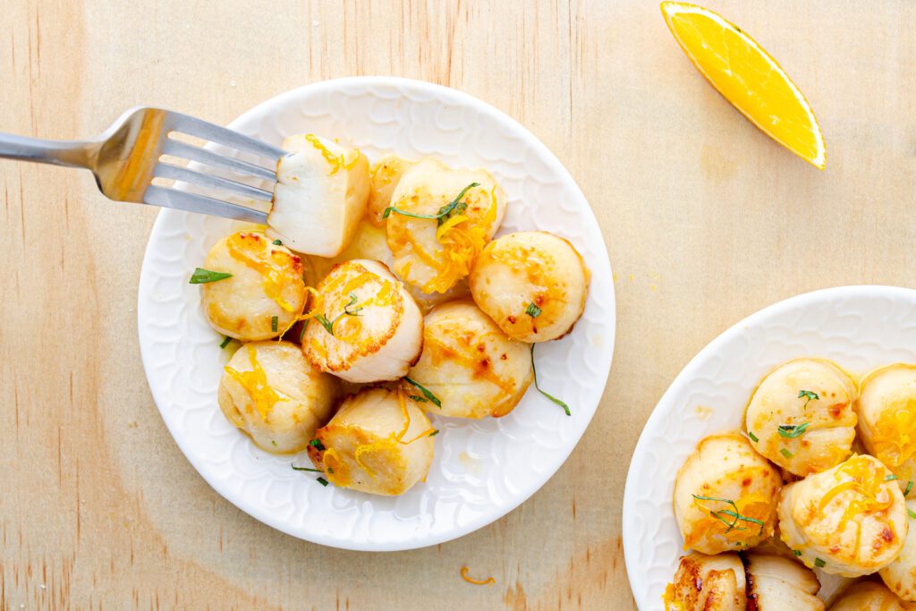 Easy Baked Scallops With Ginger Sauce Paleo Menu